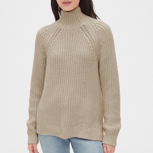 GAP shaker stitch turtleneck sweater - Picture 1 of 4